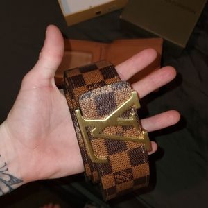 Men's Louis Vuitton Belt & Wallet